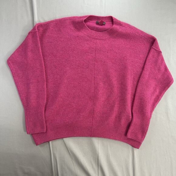 Vince Camuto Sweater Women's Small Pink Crewneck Preppy - Picture 1 of 5